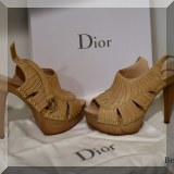 H18. Dior shoes with box. 